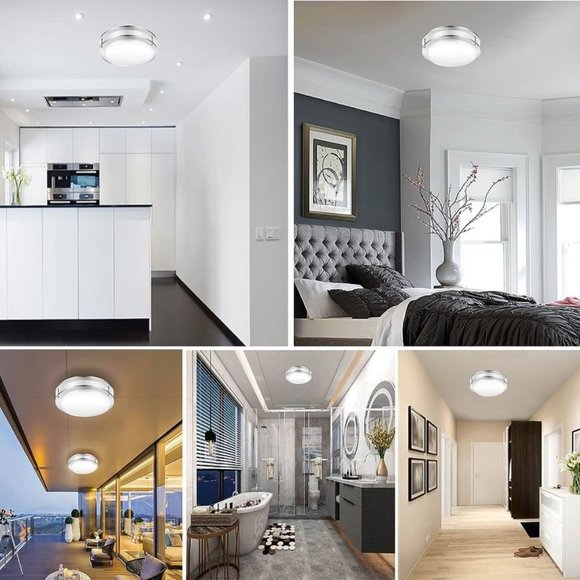 New Smart Ceiling Light • 12" Flush Mount • Alexa/Google Home Compatible - Picture 2 of 10